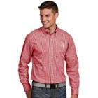 Men's Antigua Houston Rockets Associate Plaid Button-down Shirt, Size: Xl, White Oth