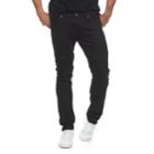 Men's Rawx Slim-fit Moto Faded Stretch Jeans, Size: 40, Black