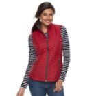 Women's Free Country Reversible Vest, Size: Xl, Red