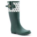 Women's Spirit Co. Michigan State Spartans Rain Boots, Size: 7, Green