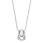 Dana Buchman Beveled Pendant Necklace, Women's, Silver