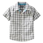 Oshkosh B'gosh, Boys 4-8 &reg; Woven Short-sleeved Button-front Shirt, Boy's, Size: 10, Ovrfl Oth