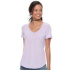 Juniors' So&reg; Perfect Tee, Teens, Size: Small, Lt Purple