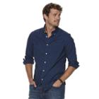 Men's Sonoma Goods For Life&trade; Modern-fit Oxford Button-down Shirt, Size: Medium, Blue (navy)