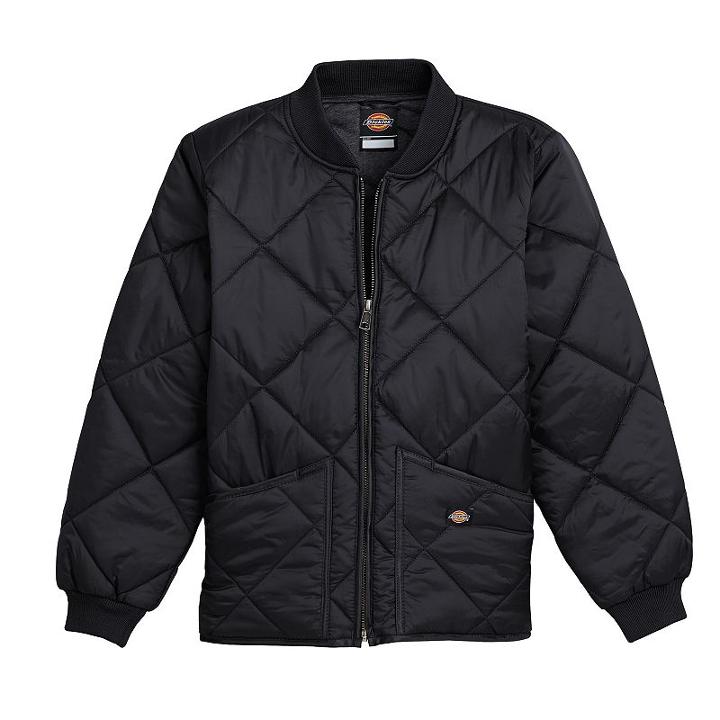 Boys 8-20 Dickies Quilted Nylon Jacket, Boy's, Size: Large, Black