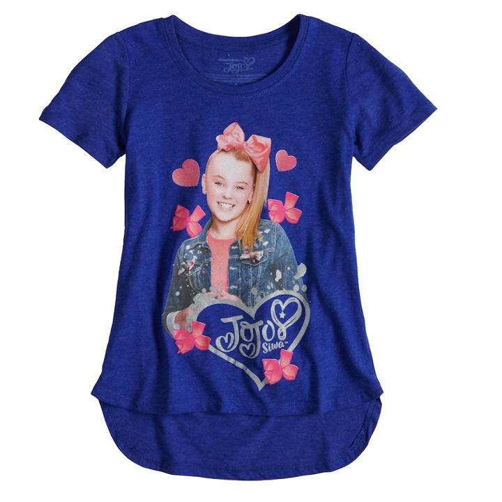 Girls 7-16 Jojo Siwa Graphic Tee, Size: Small, Blue (navy)