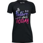 Girls 7-16 Under Armour The Future Starts Today Tee, Size: Small, Black