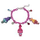 Girls 4-16 Dreamworks Trolls Poppy & Dj Suki Charm Bracelet, Girl's, Multicolor, Durable
