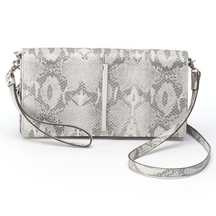 Jennifer Lopez Vicky Convertible Clutch, Women's, Dark Grey