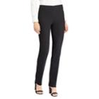 Women's Chaps Straight-leg Pull-on Pants, Size: 2, Black