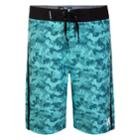 Boys 4-7 Hurley Micro Camo Abstract Board Shorts, Size: 6, Brt Green