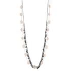 Simply Vera Vera Wang Double Strand Long Necklace, Women's, Pink