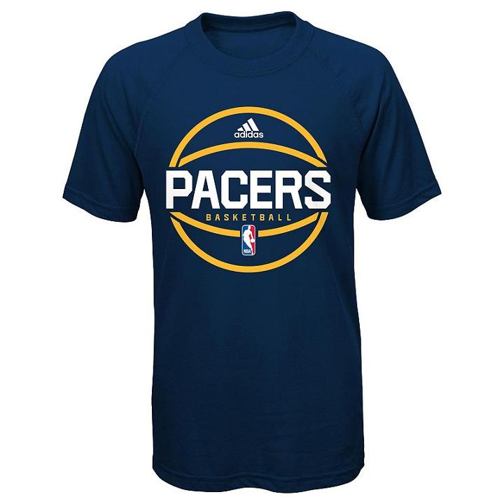 Boys 8-20 Adidas Indiana Pacers Climalite Practice Tee, Boy's, Size: Large, Blue