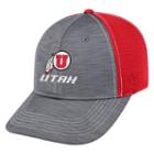 Adult Top Of The World Utah Utes Upright Performance One-fit Cap, Men's, Med Grey