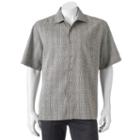 Men's Batik Bay Casual Button-down Shirt, Size: Small, Black