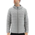 Men's Adidas Outdoor Quilted Down Jacket, Size: Small, Grey