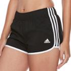 Women's Adidas M10 Icon Midrise Running Shorts, Size: Large, Black