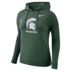 Women's Nike Michigan State Spartans Fleece Hoodie, Size: Large, Green