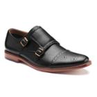 Apt. 9&reg; Reiner Men's Monk-strap Brogue Dress Shoes, Size: 10, Black
