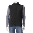 Men's Croft & Barrow&reg; Arctic Fleece Vest, Size: Large, Black
