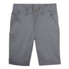 Boys 4-20 French Toast Flat-front Shorts, Size: 10, Light Grey