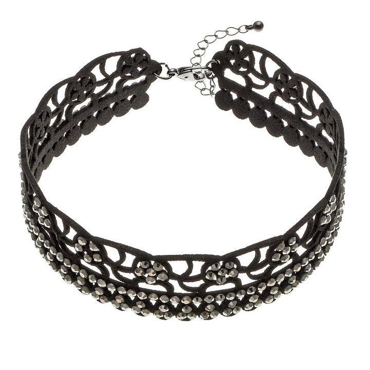 Apt. 9&reg; Studded Choker Necklace, Women's, Black