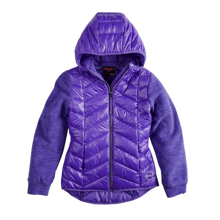 Girls 7-16 Rosemont 1958 Nadine Quilted Lightweight Jacket, Size: 10-12, Purple