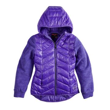 Girls 7-16 Rosemont 1958 Nadine Quilted Lightweight Jacket, Size: 10-12, Purple