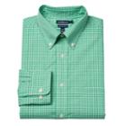 Big & Tall Croft & Barrow&reg; True Comfort Regular-fit Dress Shirt, Men's, Size: 18 36/7b, Green