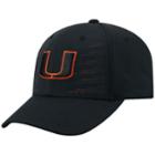 Adult Top Of The World Miami Hurricanes Dazed Performance Cap, Men's, Black