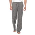 Big & Tall Croft & Barrow&reg; Slubbed Knit Lounge Pants, Men's, Size: Xl Tall, Black