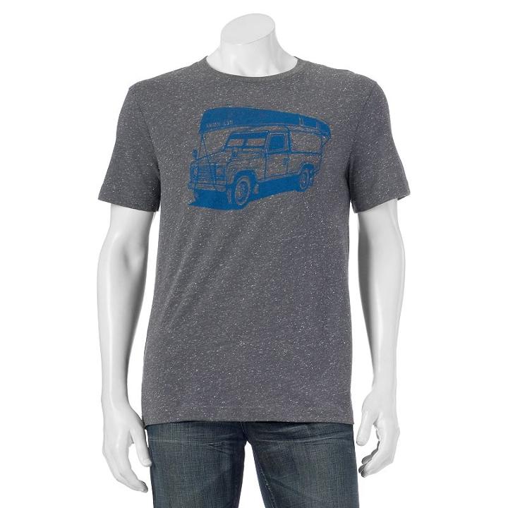 Men's Sonoma Goods For Life&trade; Expedition Tee, Size: Small, Med Grey