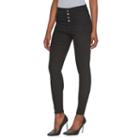 Women's Jennifer Lopez High-rise Skinny Jeans, Size: 16 Avg/reg, Black