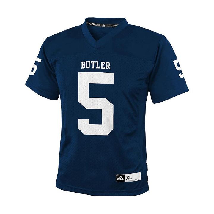Boys 8-20 Adidas Butler Bulldogs Replica Ncaa Football Jersey, Boy's, Size: L(14/16), Blue