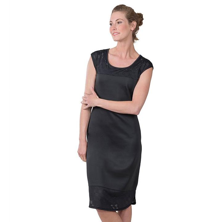 Women's Soybu Midtown Midi Shift Dress, Size: Small, Black