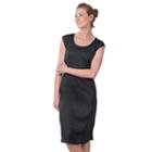 Women's Soybu Midtown Midi Shift Dress, Size: Small, Black