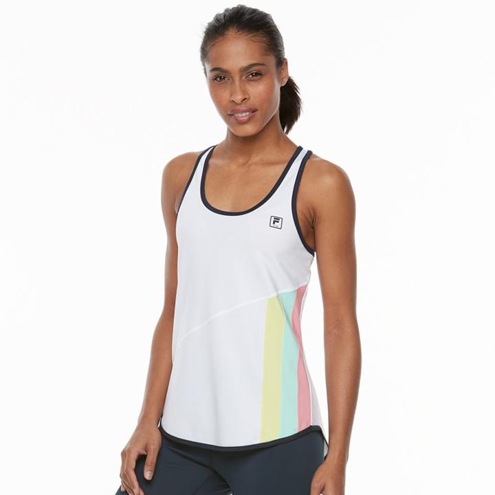 Women's Fila Sport&reg; Racerback Running Tank, Size: Medium, White