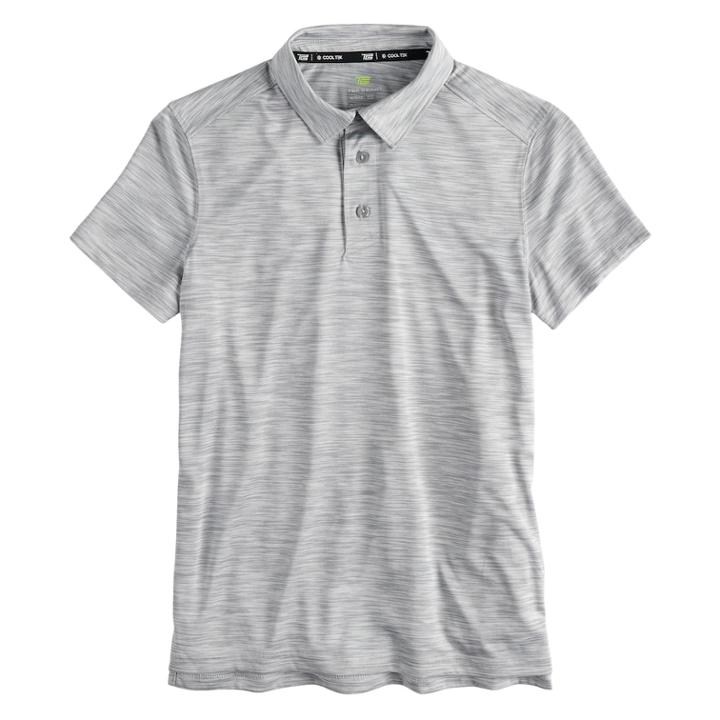 Boys 8-20 Tek Gear&reg; Performance Polo, Size: M(10-12), Light Grey