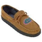 Men's Wide-width Florida Gators Microsuede Moccasins, Size: 12, Brown