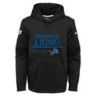 Boys 8-20 Nike Detroit Lions Circuit Therma-fit Hoodie, Boy's, Size: S(8), Black