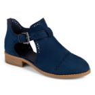 Journee Collection Tinsly Women's Exposed Ankle Boots, Girl's, Size: 10, Blue