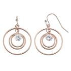Lc Lauren Conrad Cubic Zirconia Orbital Circle Drop Earrings, Women's, Light Pink