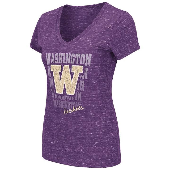 Women's Washington Huskies Delorean Tee, Size: Xl, Drk Purple