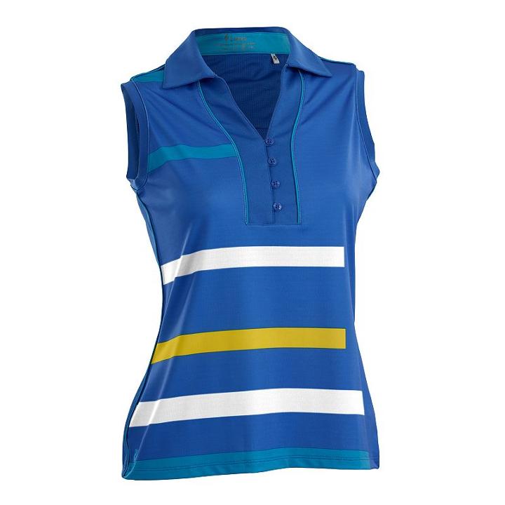 Plus Size Nancy Lopez Blast Sleeveless Golf Polo, Women's, Size: 1xl, Multicolor