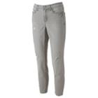 Juniors' Mudd&reg; Flx Stretch Ripped Ankle Skinny Jeans, Girl's, Size: 9, Grey Other