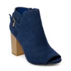 Apt. 9&reg; Clock Women's Ankle Boots, Size: 5.5 Wide, Blue (navy)