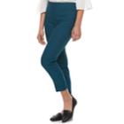 Women's Elle&trade; Pull-on Ankle Pants, Size: Xxl, Dark Blue