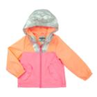 Girls 4-6x Oshkosh B'gosh&reg; Fleece-lined Colorblock Lightweight Jacket, Size: 4, Pink