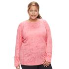Plus Size Tek Gear&reg; Core Tee, Women's, Size: 1xl, Brt Pink