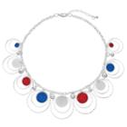 Glitter Hoop Drop Necklace, Women's, Multicolor